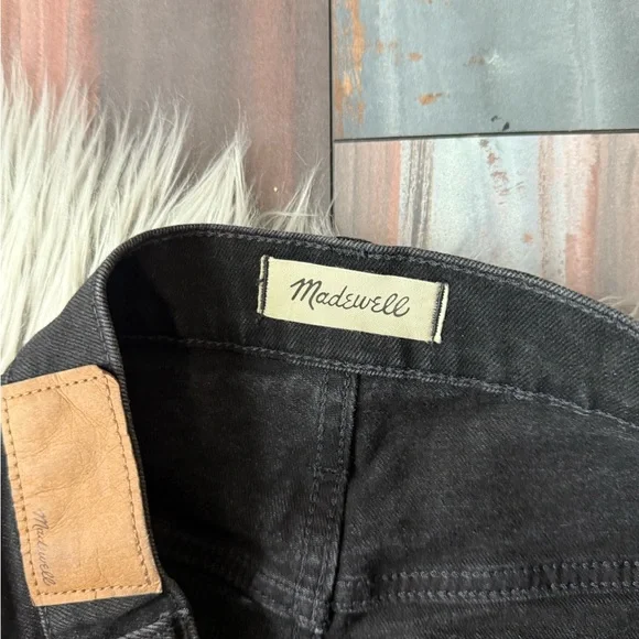 Madewell The Perfect Vintage Flare Jean Sherborn Wash High-Rise Black Denim - Picture 14 of 16